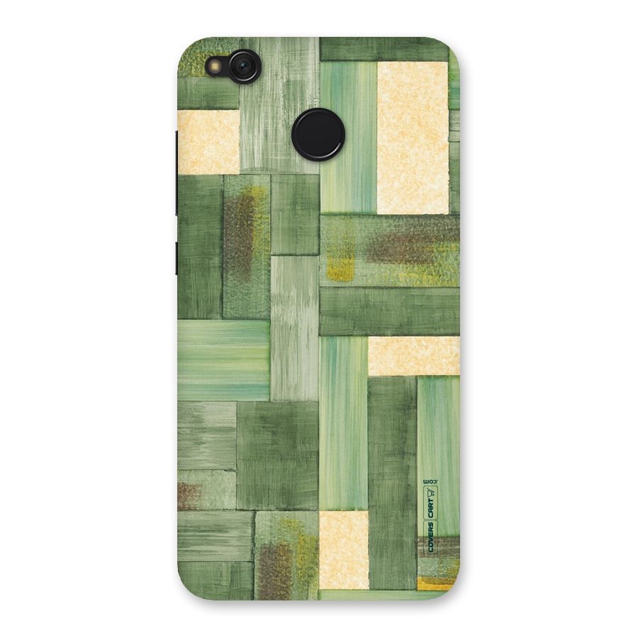 Wooden Green Texture Back Case for Redmi 4