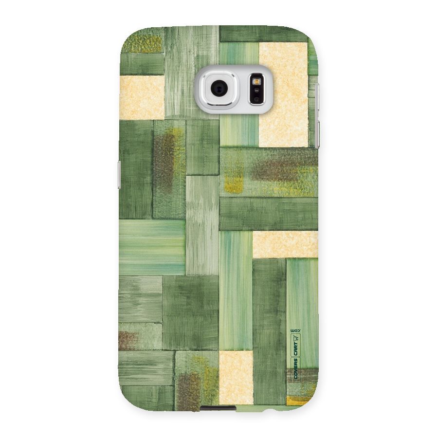 Wooden Green Texture Back Case for Samsung Galaxy S6
