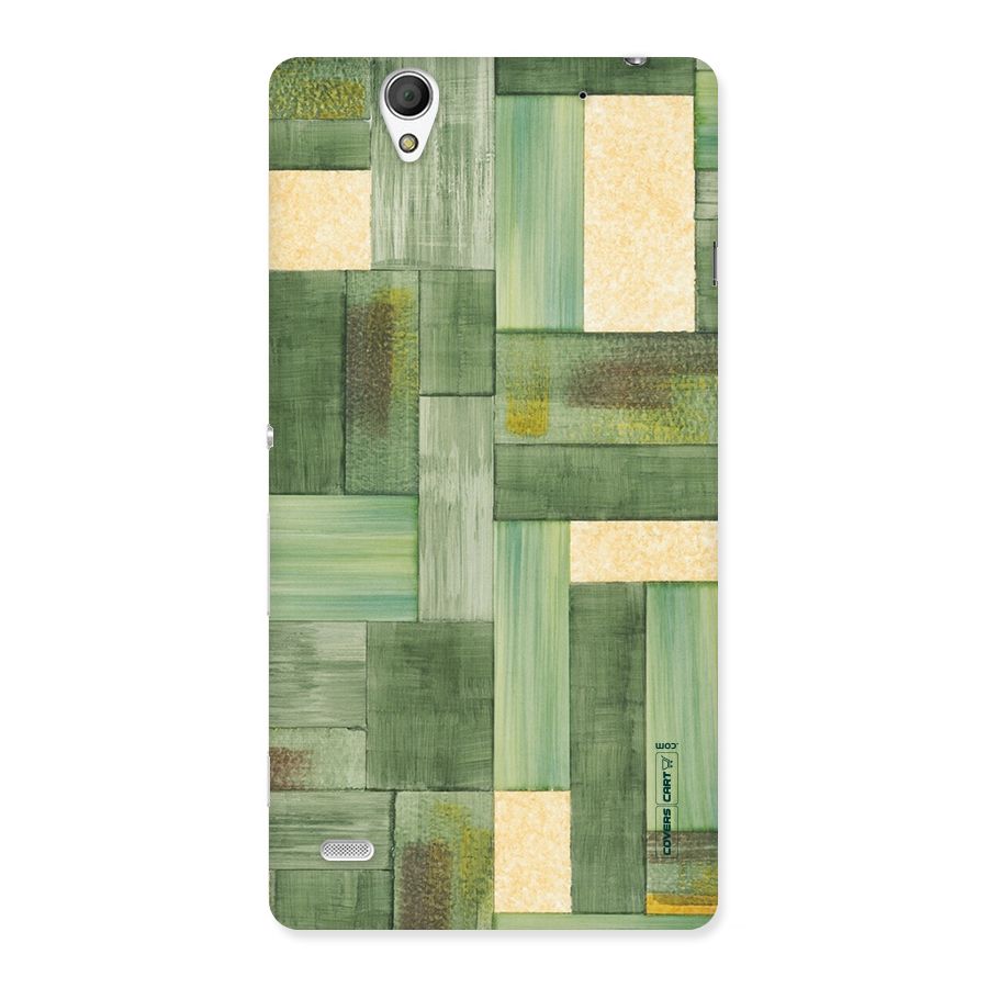Wooden Green Texture Back Case for Sony Xperia C4