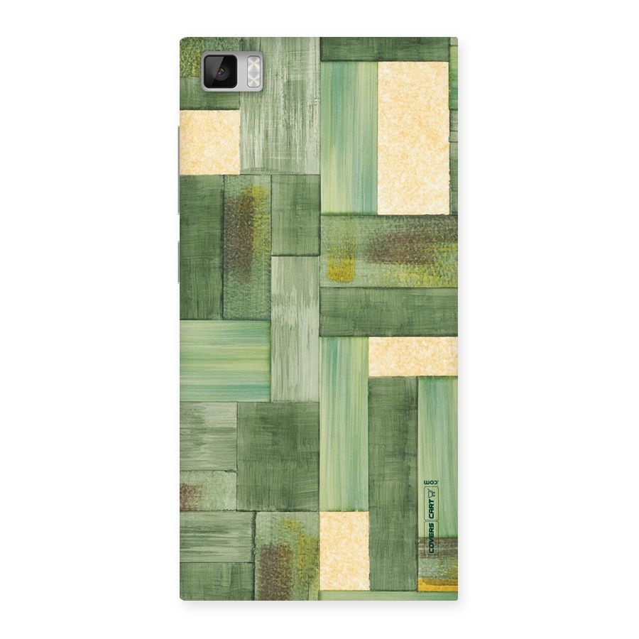 Wooden Green Texture Back Case for Xiaomi Mi3