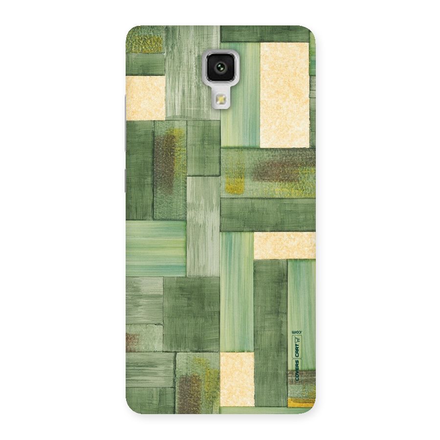 Wooden Green Texture Back Case for Xiaomi Mi 4