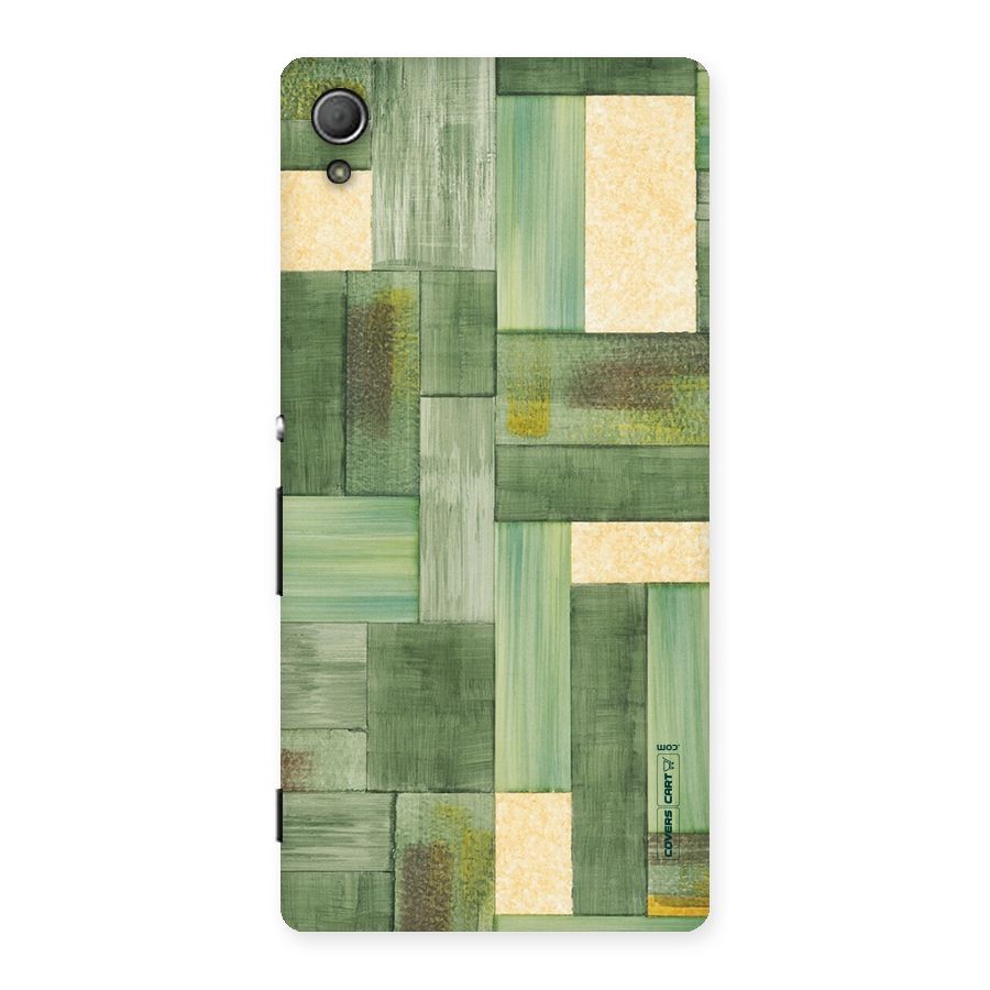 Wooden Green Texture Back Case for Xperia Z4