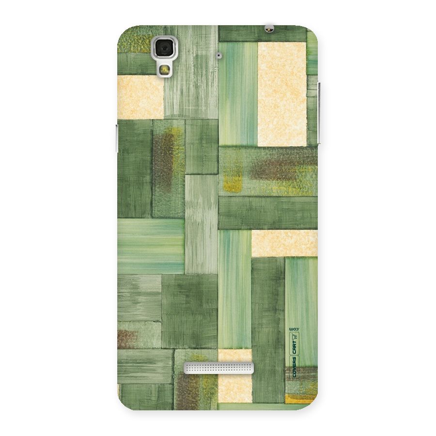 Wooden Green Texture Back Case for YU Yureka Plus