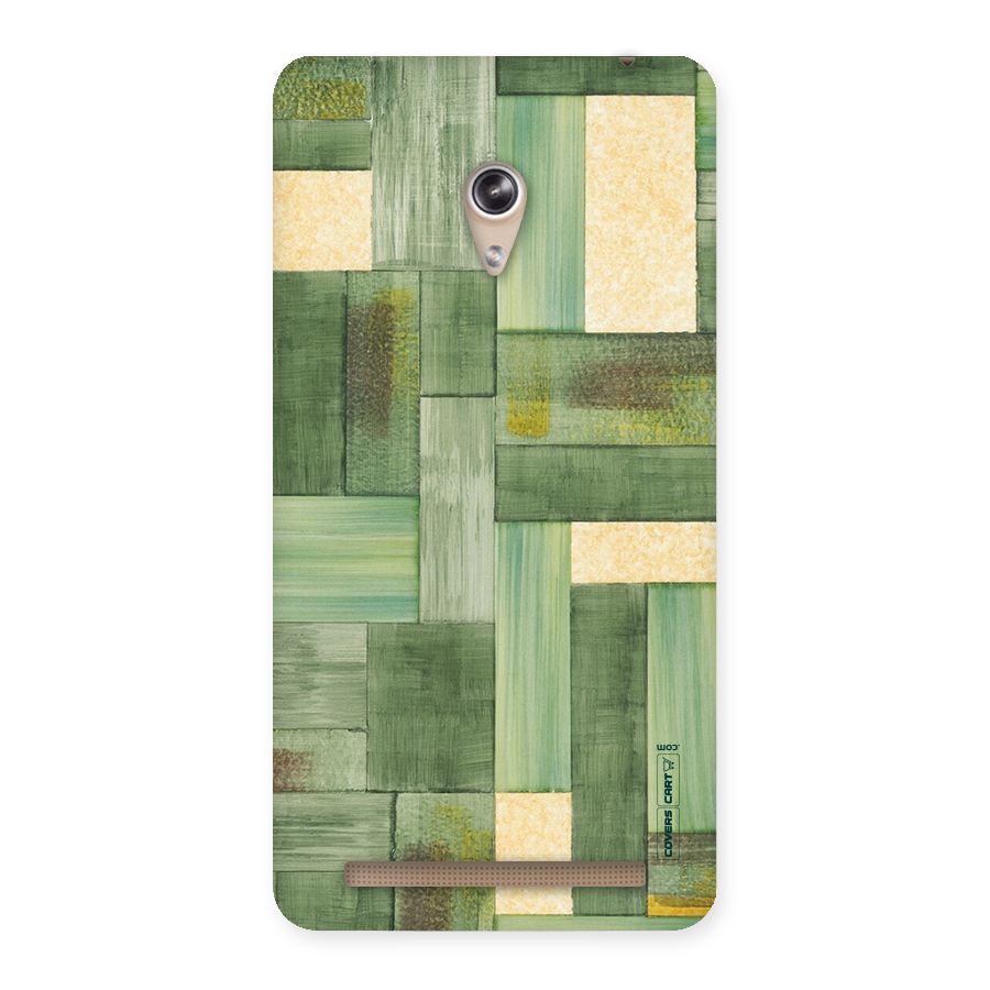 Wooden Green Texture Back Case for Zenfone 6