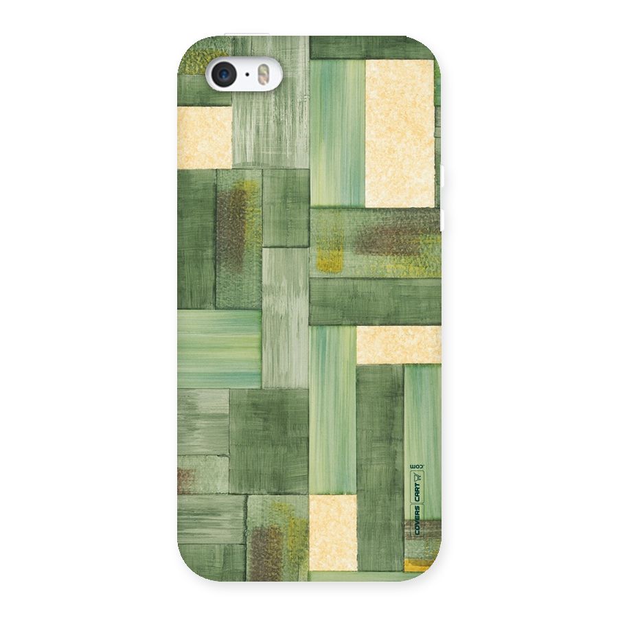 Wooden Green Texture Back Case for iPhone 5 5S