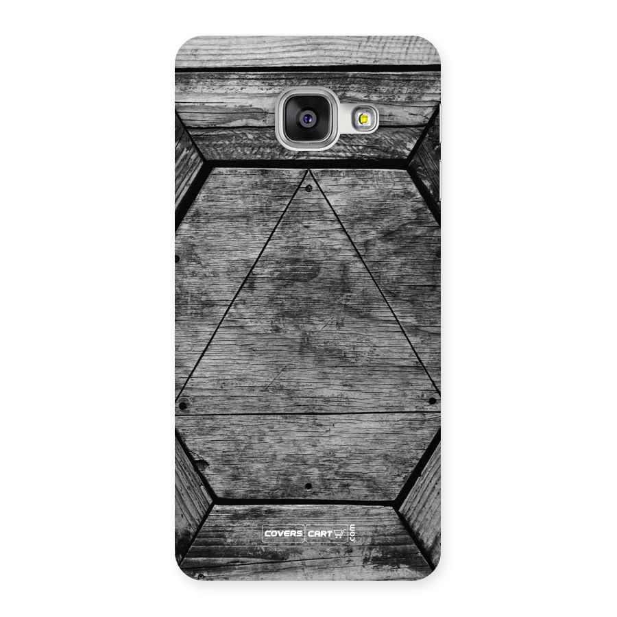 Wooden Hexagon Back Case for Galaxy A3 2016