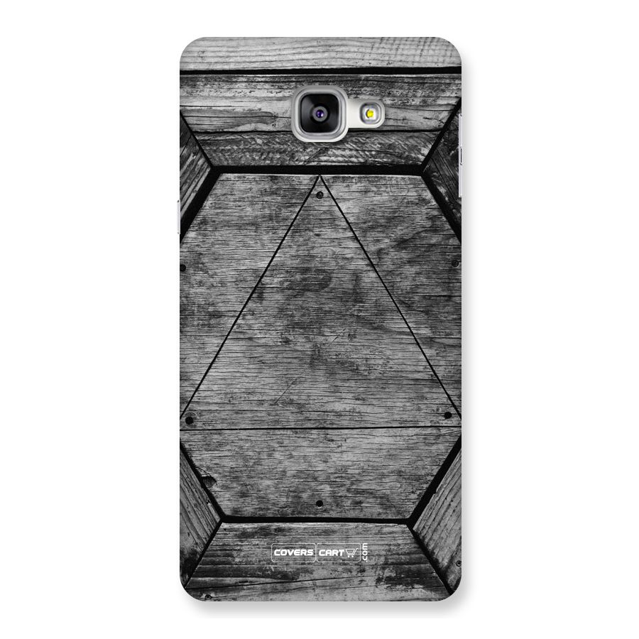Wooden Hexagon Back Case for Galaxy A9