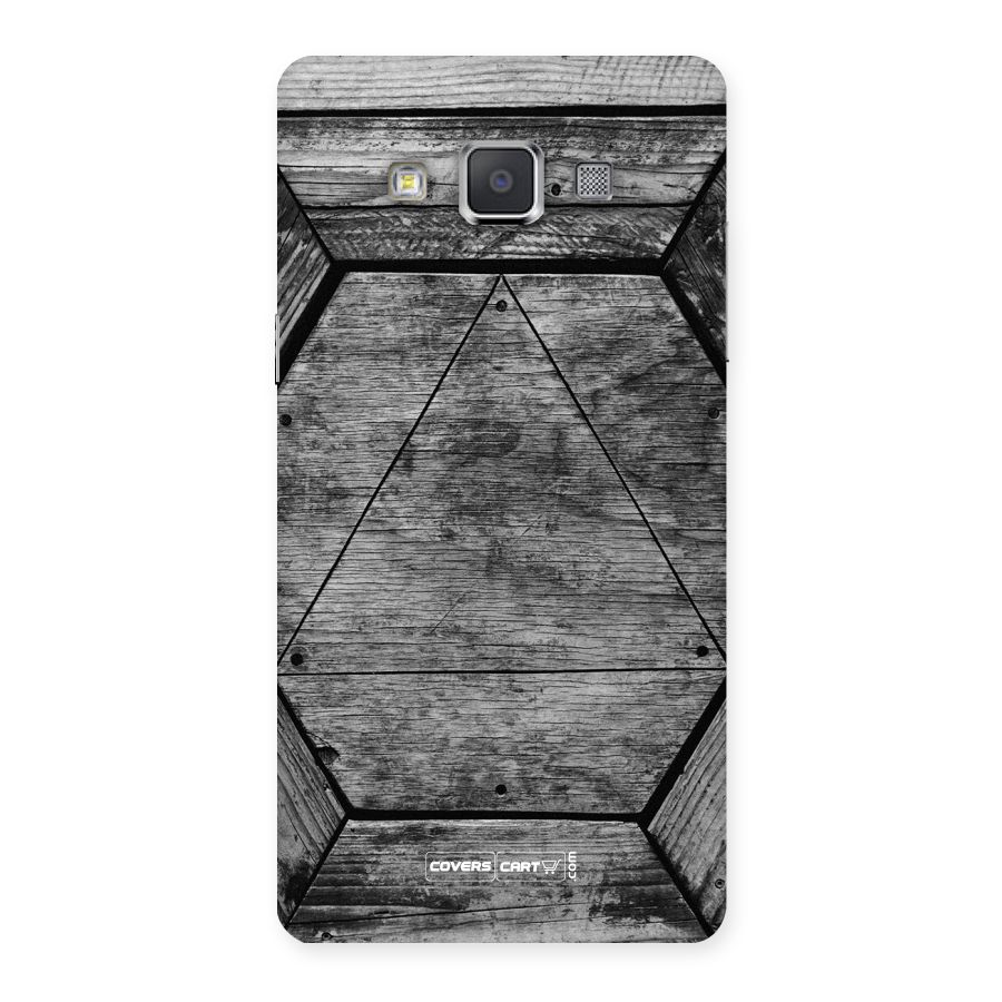Wooden Hexagon Back Case for Galaxy Grand Max