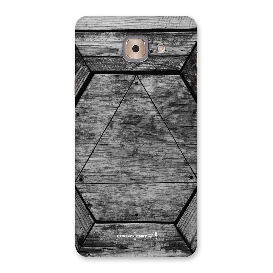 Wooden Hexagon Back Case for Galaxy J7 Max