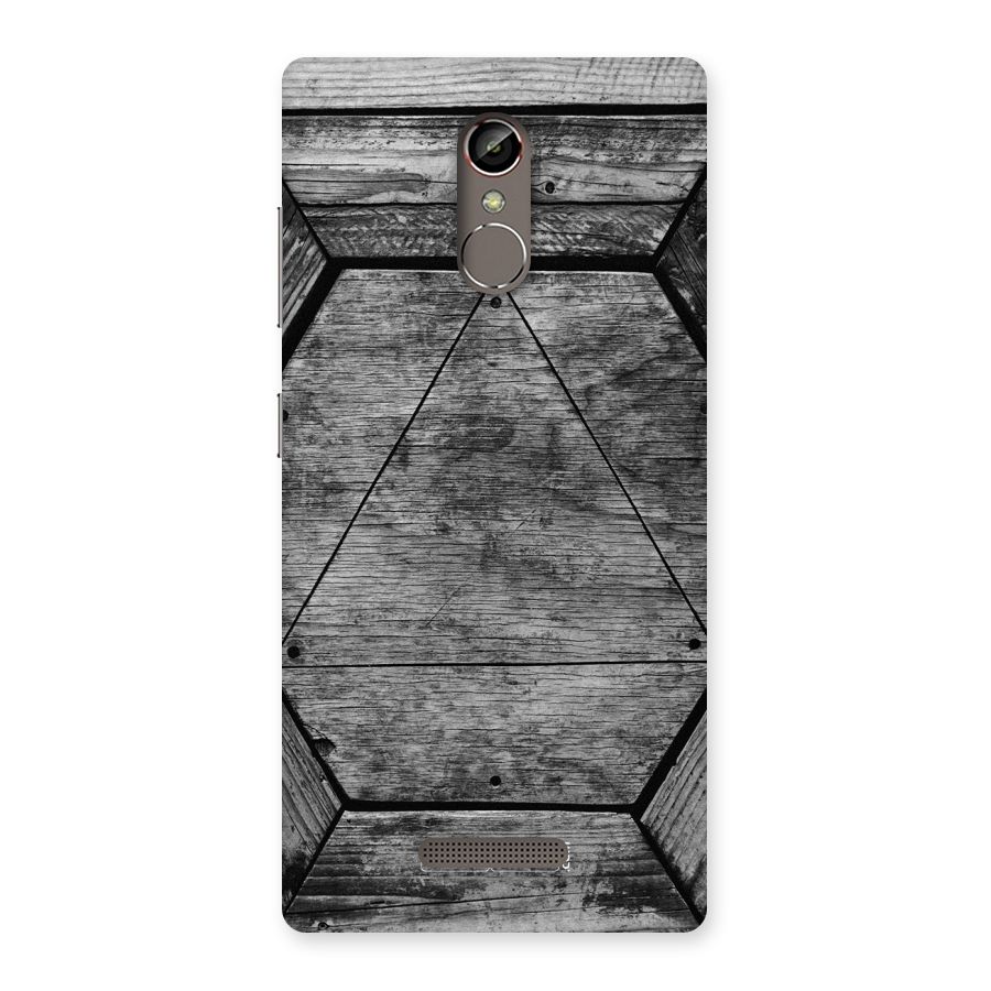 Wooden Hexagon Back Case for Gionee S6s