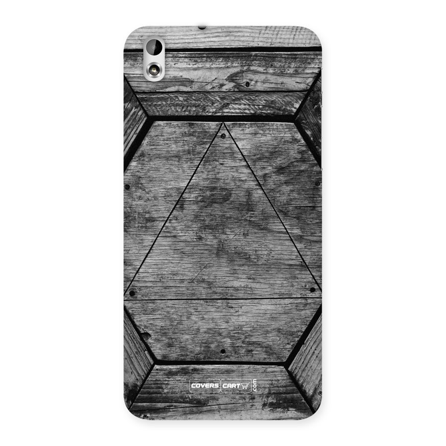 Wooden Hexagon Back Case for HTC Desire 816g