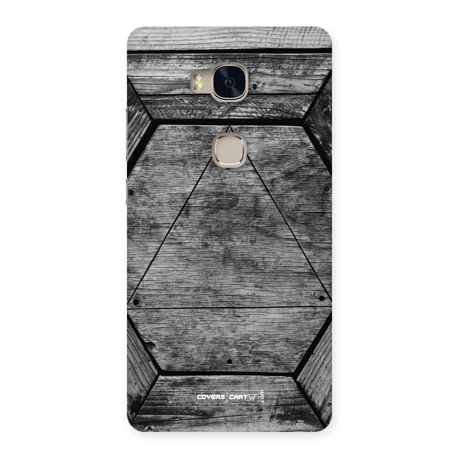 Wooden Hexagon Back Case for Huawei Honor 5X