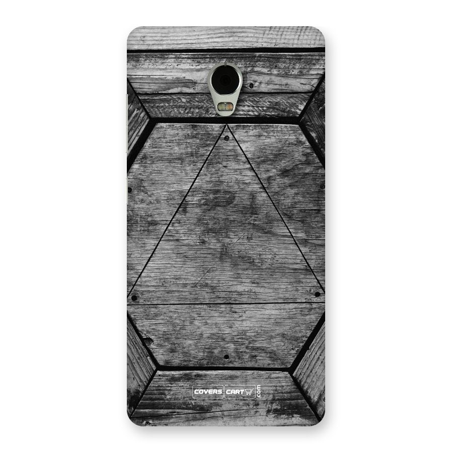 Wooden Hexagon Back Case for Lenovo Vibe P1