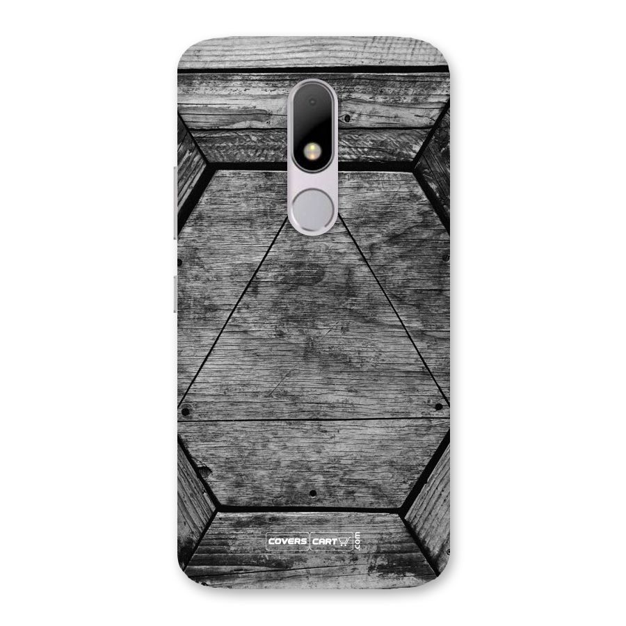 Wooden Hexagon Back Case for Moto M
