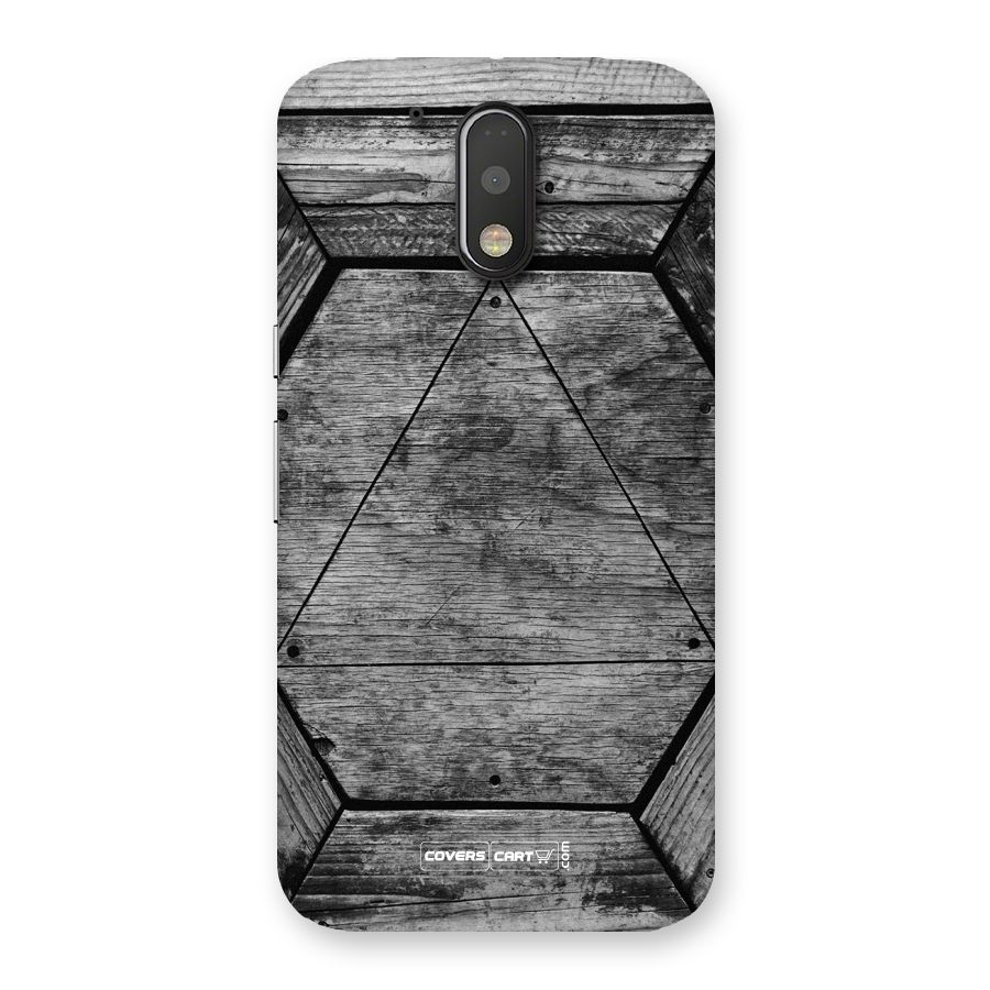 Wooden Hexagon Back Case for Motorola Moto G4 Plus