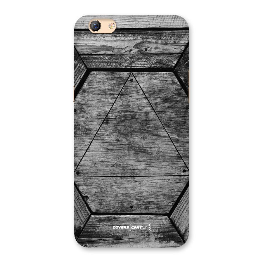 Wooden Hexagon Back Case for Oppo F3 Plus