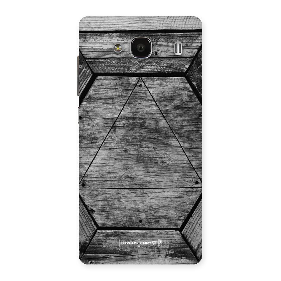 Wooden Hexagon Back Case for Redmi 2s