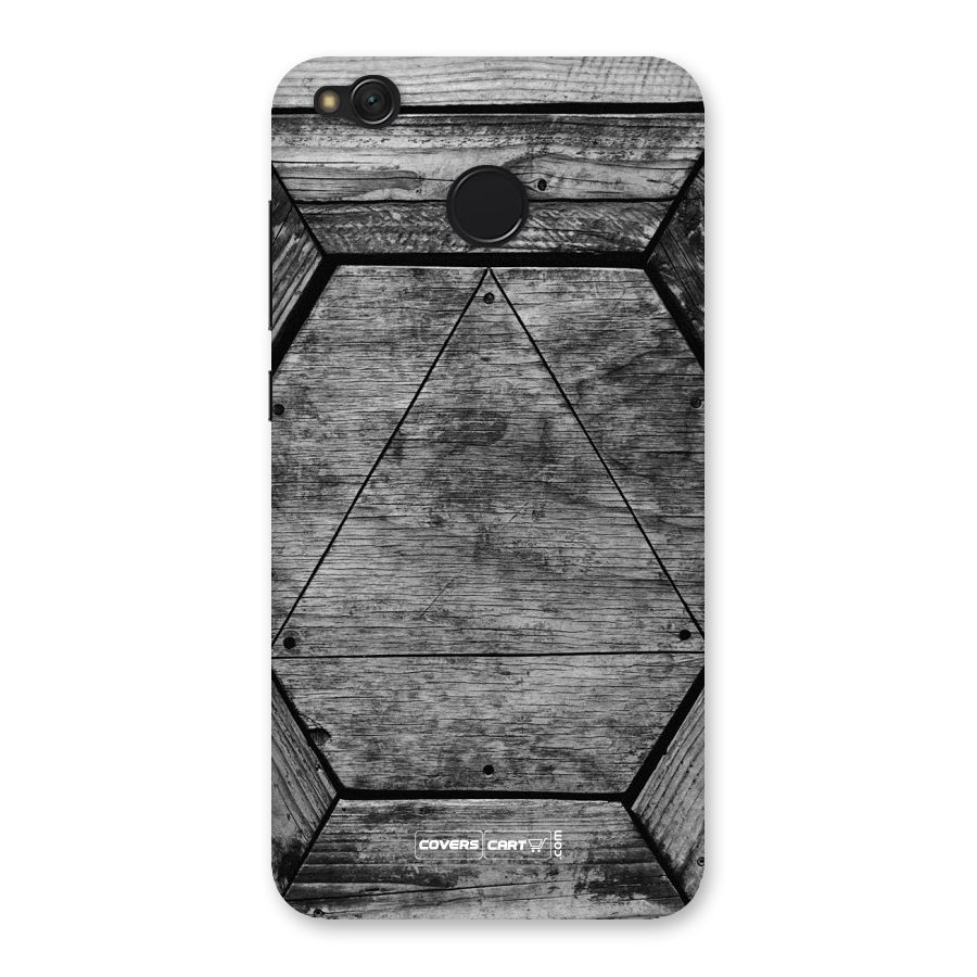 Wooden Hexagon Back Case for Redmi 4