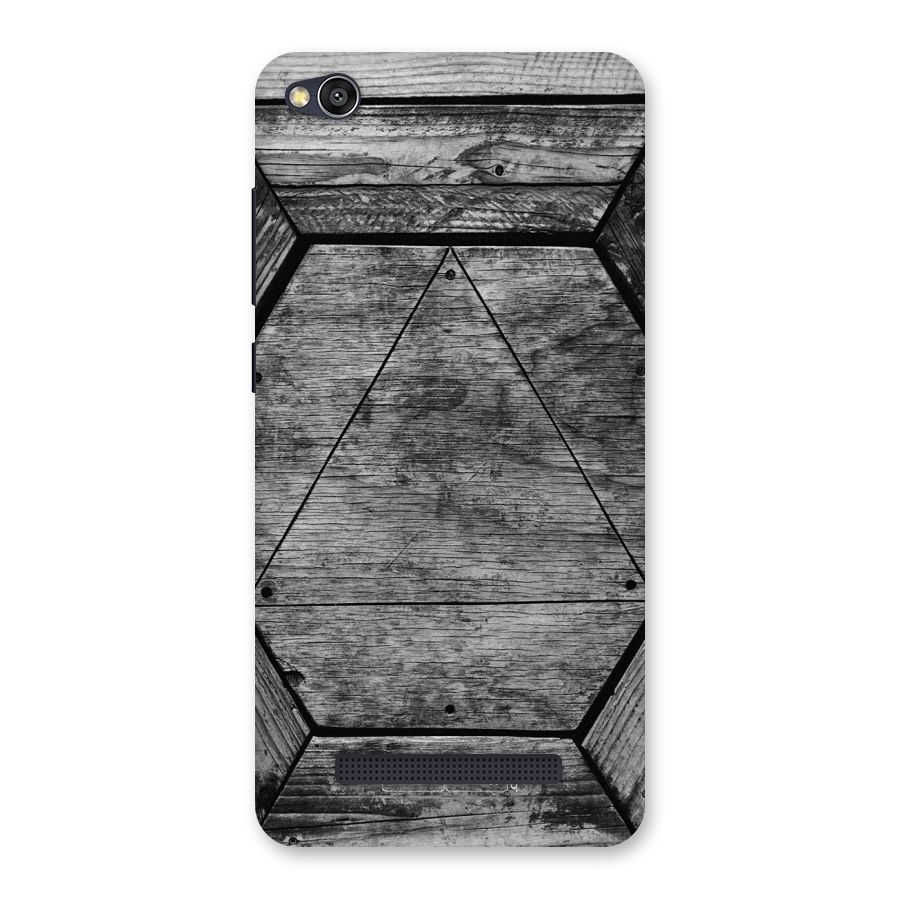 Wooden Hexagon Back Case for Redmi 4A