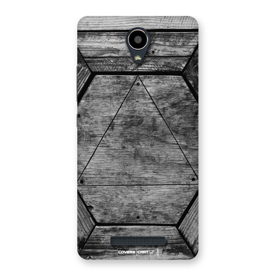 Wooden Hexagon Back Case for Redmi Note 2