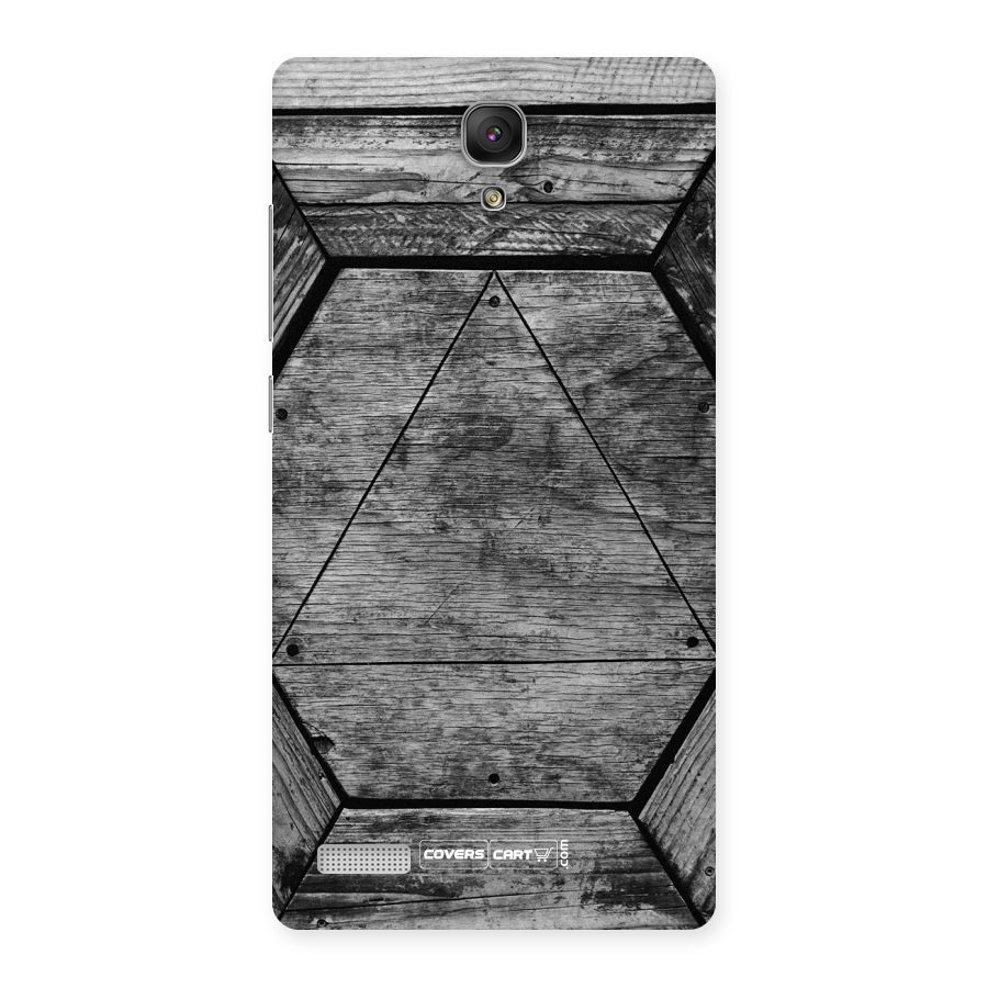 Wooden Hexagon Back Case for Redmi Note Prime