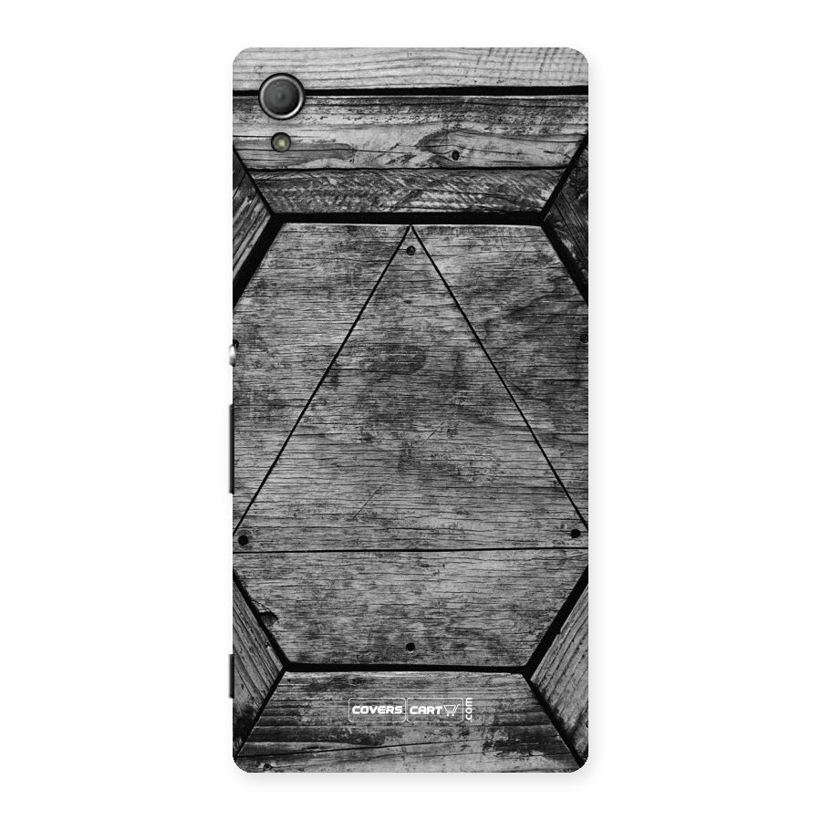 Wooden Hexagon Back Case for Xperia Z3 Plus