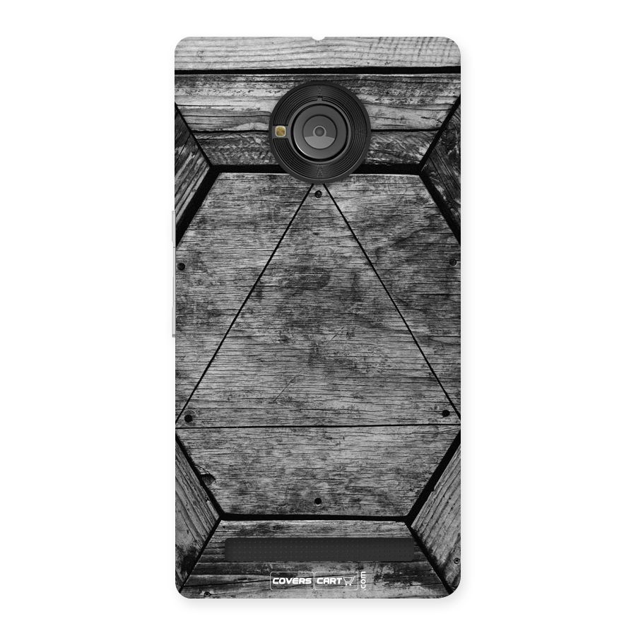 Wooden Hexagon Back Case for YU Yunique