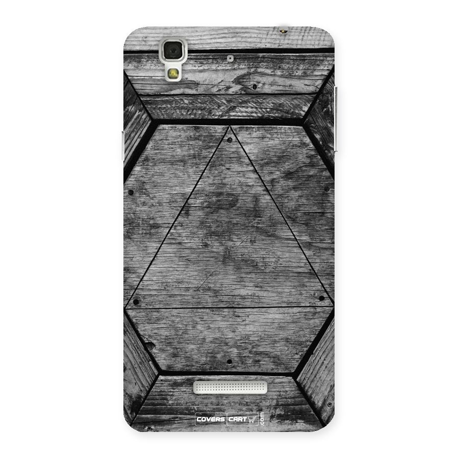 Wooden Hexagon Back Case for YU Yureka Plus