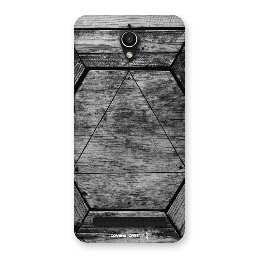 Wooden Hexagon Back Case for Zenfone Go