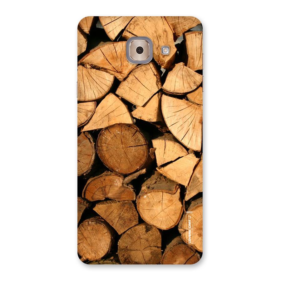 Wooden Logs Back Case for Galaxy J7 Max