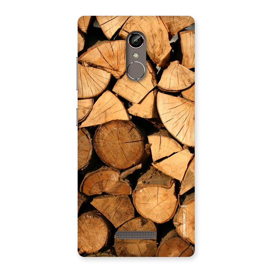 Wooden Logs Back Case for Gionee S6s