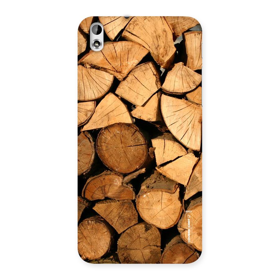 Wooden Logs Back Case for HTC Desire 816g