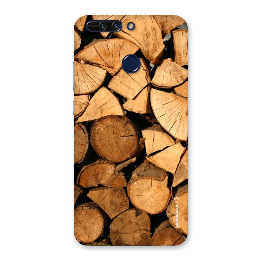 Wooden Logs Back Case for Honor 8 Pro