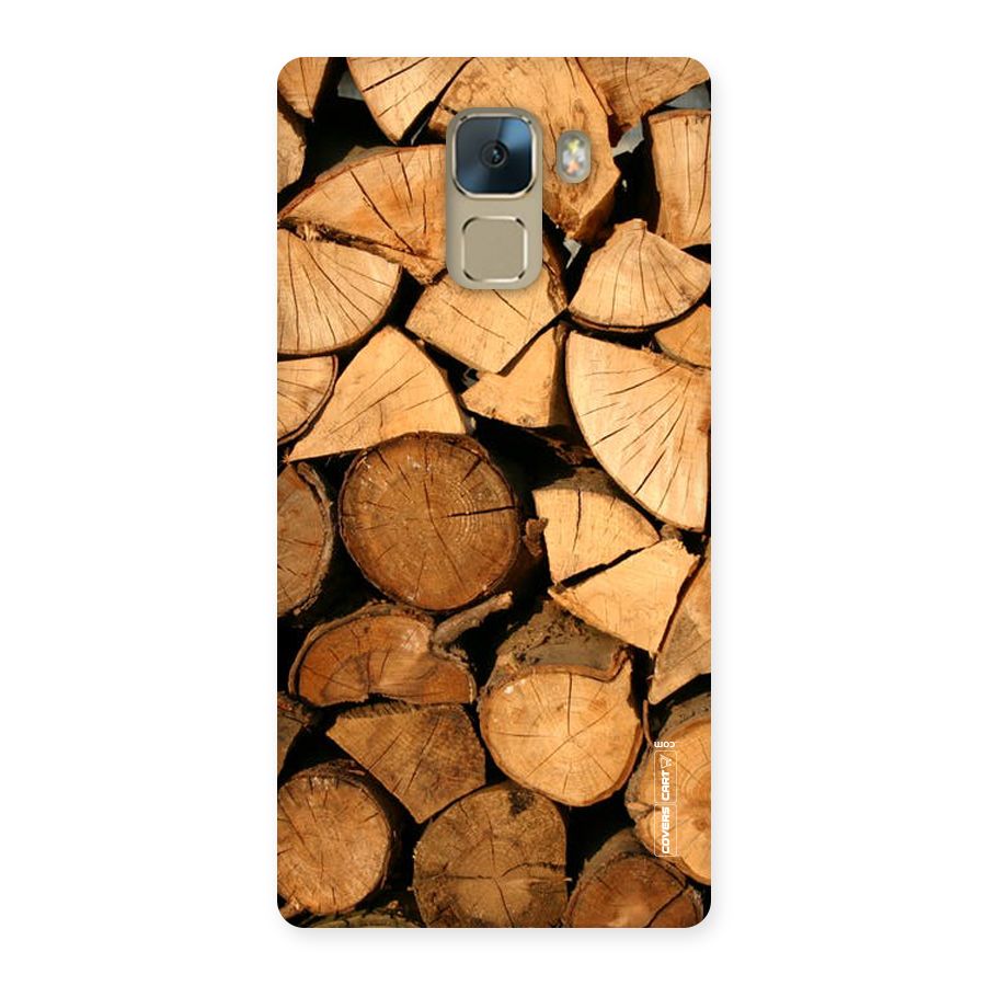Wooden Logs Back Case for Huawei Honor 7