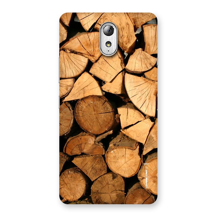Wooden Logs Back Case for Lenovo Vibe P1M