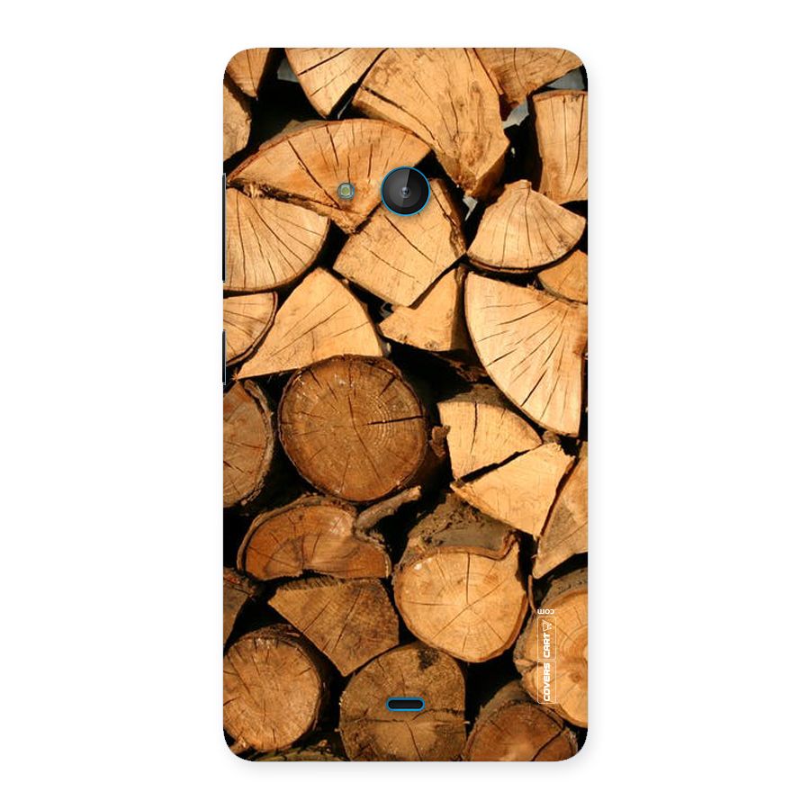 Wooden Logs Back Case for Lumia 540