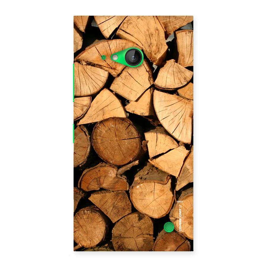 Wooden Logs Back Case for Lumia 730