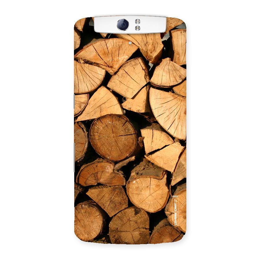 Wooden Logs Back Case for Oppo N1