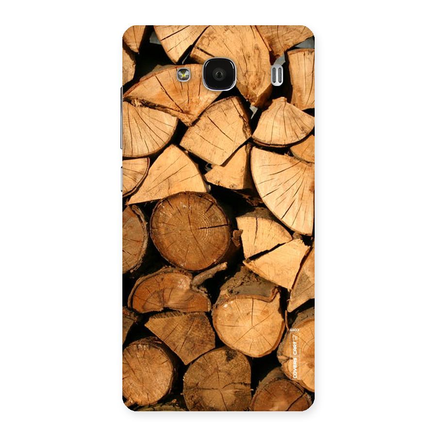 Wooden Logs Back Case for Redmi 2