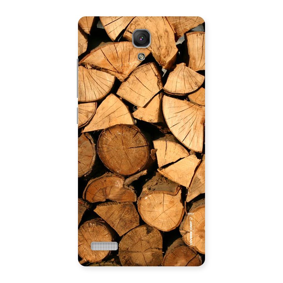 Wooden Logs Back Case for Redmi Note Prime