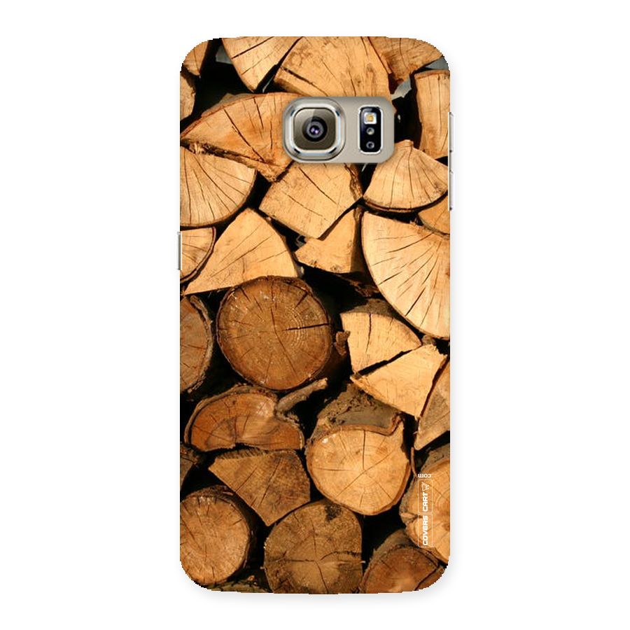 Wooden Logs Back Case for Samsung Galaxy S6 Edge