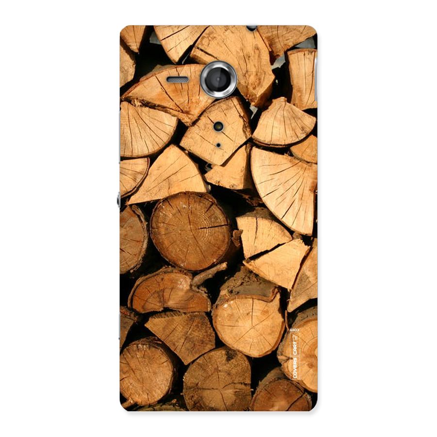 Wooden Logs Back Case for Sony Xperia SP