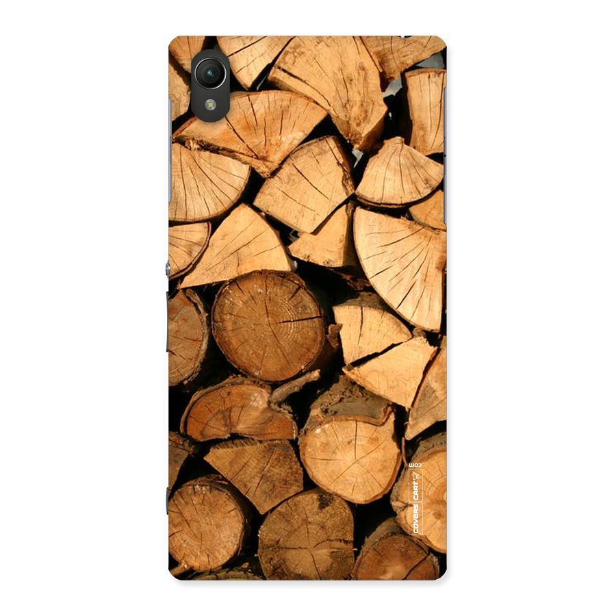 Wooden Logs Back Case for Sony Xperia Z1