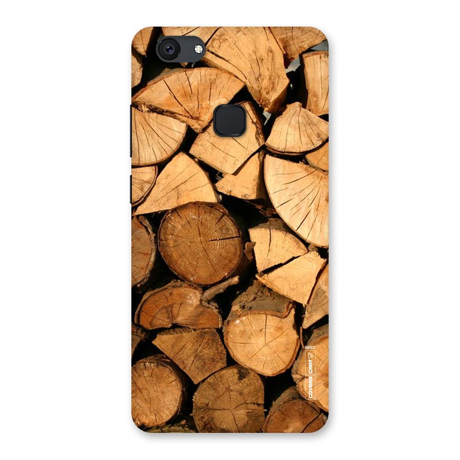 Wooden Logs Back Case for Vivo V7 Plus