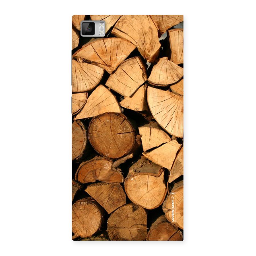 Wooden Logs Back Case for Xiaomi Mi3