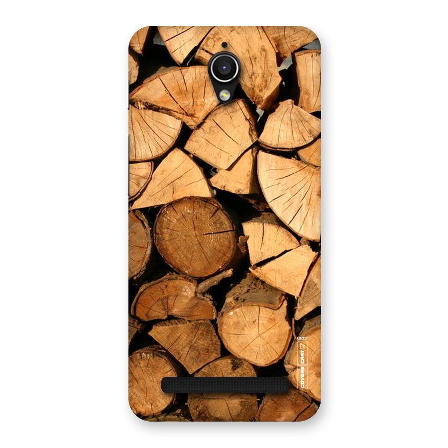 Wooden Logs Back Case for Zenfone Go