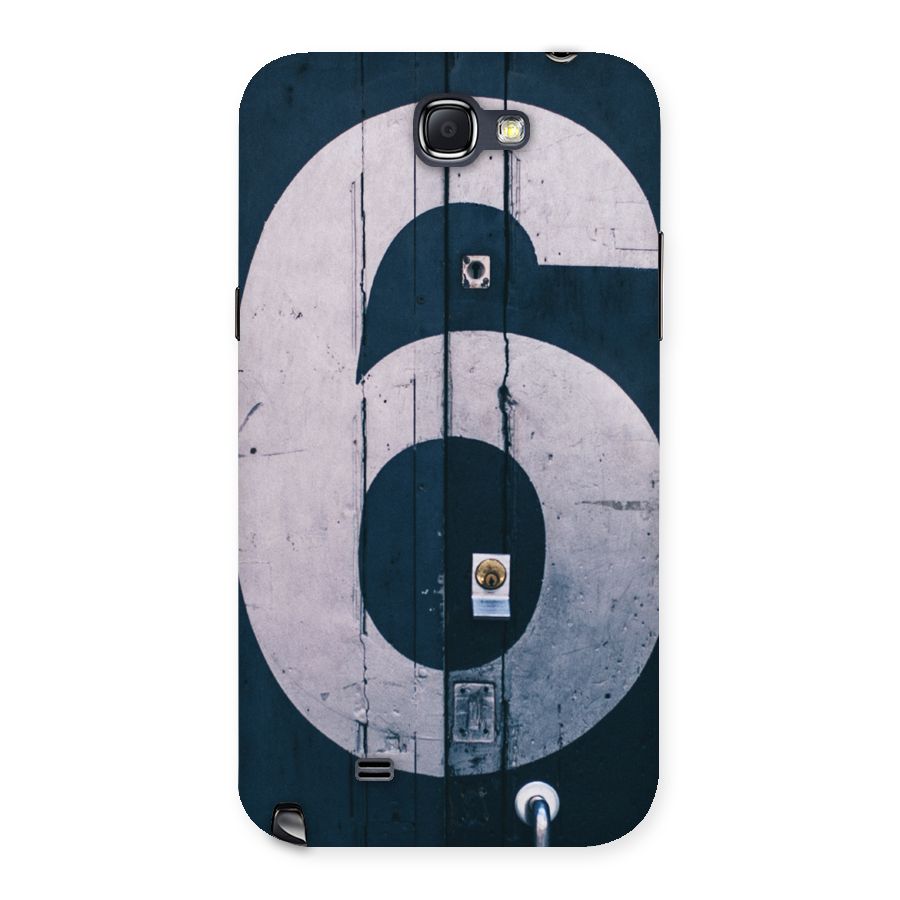 Wooden Six Back Case for Galaxy Note 2