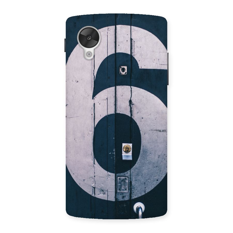 Wooden Six Back Case for Google Nexsus 5