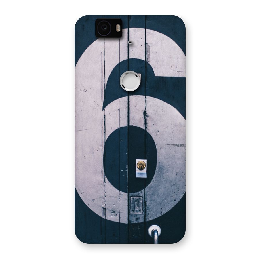 Wooden Six Back Case for Google Nexus-6P