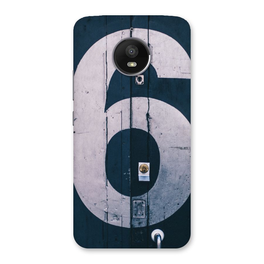 Wooden Six Back Case for Moto E4 Plus